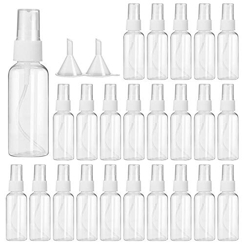 Spray BottleFine Mist Mini Clear 60ml 2oz Spray BottlesSmall Reusable Empty Plastic Bottles with Atomizer Pumps 23 pack