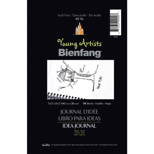 Bienfang Young Artists Idea Journal 5 1/2 in. x 8 1/2 in. pad of 50