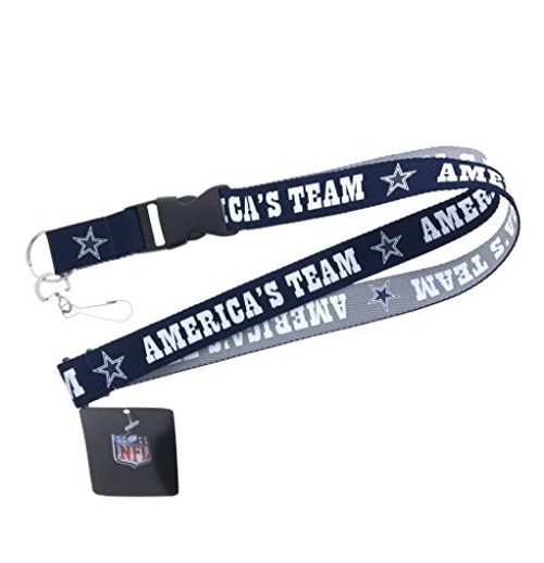 PSG NFLDallas Cowboys Sports Lanyard Americas Team Keychain Gray Blue PSG NFLDallas Cowboys Sports Lanyard Americas Team Keychain Gray Blue
