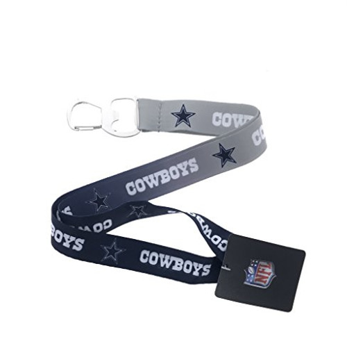 Football Sports Fan Keychain Lanyard with Bottle Opener Ombre Color  Cowboys Football Sports Fan Keychain Lanyard with Bottle Opener Ombre Color  Cowboys