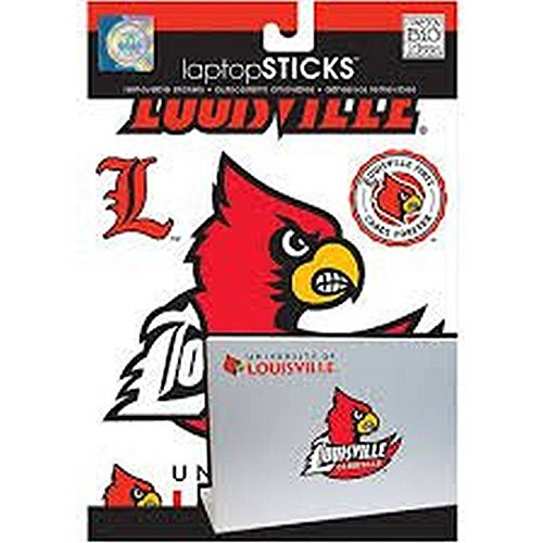 NCAA Officially Licensed Removable Laptop Stickers Louisville Cardinals NCAA Officially Licensed Removable Laptop Stickers Louisville Cardinals