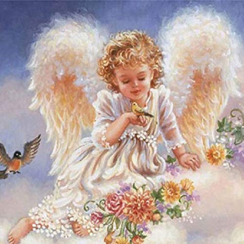 5D Diamond Painting Full Round Drill DIY Diamond Painting Kits for Adults for Home Art Painting Decoration Angel Child 118x118in 1 Pack by Cenda 5D Diamond Painting Full Round Drill DIY Diamond Painting Kits for Adults for Home Art Painting Decoration Angel Child 118x118in 1 Pack by Cenda