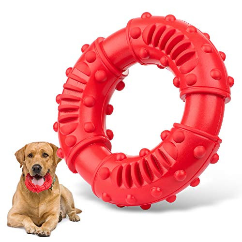 Dog Chew Toys for Aggressive Chewers Large BreedUltra Tough Natural Rubber Puppy Aggressive Chew Toys for Medium Large Dogs Fun to Train Chase and Fetch red Dog Chew Toys for Aggressive Chewers Large BreedUltra Tough Natural Rubber Puppy Aggressive Chew Toys for Medium Large Dogs Fun to Train Chase and Fetch red
