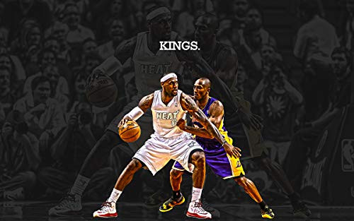 Lebron vs Kobe Poster MVP of Basketball Game 24  x 36   60 x 915 cm