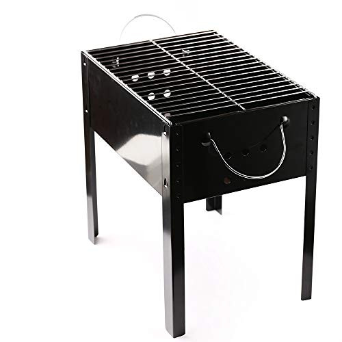 Nonbrand Charcoal Grill Barbecue Portable BBQ   Stainless Steel Folding Grill TabletopBarbecue Charcoal Grill Folding Portable Grills Lightweight Small