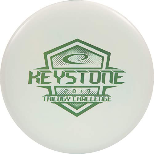 Latitude 64 Retro Trilogy Challenge Keystone Disc Golf Putter   Frisbee Golf Disc   Understable Putt and Approach Disc   Stamp Color Will Vary  White