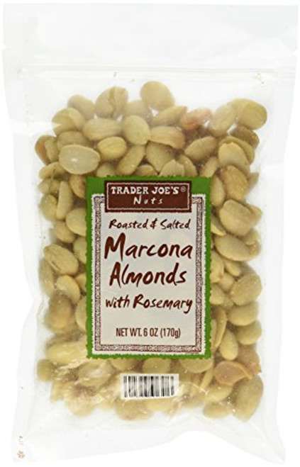 Trader Joes Roasted and Salted Marcona Almonds with Rosemary Net Wt 6oz 170g