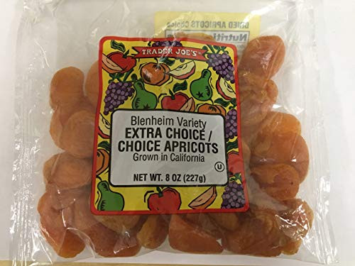 Trader Joes Blenheim Variety Extra Choice  Choice Apricots Growin in California Net Wt 16 Oz 1lb