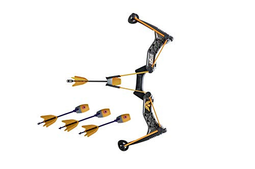 Zing Hyperstrike Bow and foam Arrows Orange Carbon Fiber with Incredible range of over 250ft Great for long range outdoor play with friends and family The Hyperstrike bow is perfect for safe fun