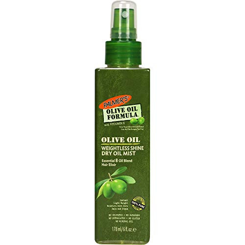 Palmers Olive Oil Formula Weightless Shine Dry Oil Mist 6 Ounce Palmers Olive Oil Formula Weightless Shine Dry Oil Mist 6 Ounce