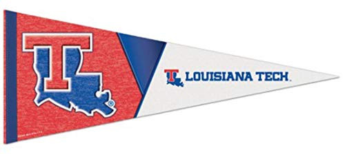 WinCraft Louisiana Tech Premium Pennant 12 x 30 inches Felt WinCraft Louisiana Tech Premium Pennant 12 x 30 inches Felt