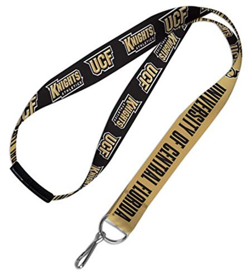 NCAA University of Central Florida UCF Knights Lanyard with Safety Breakaway Clasp NCAA University of Central Florida UCF Knights Lanyard with Safety Breakaway Clasp