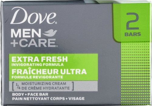 Dove men plus care extra fresh body and face bath bar 2 ea Dove men plus care extra fresh body and face bath bar 2 ea