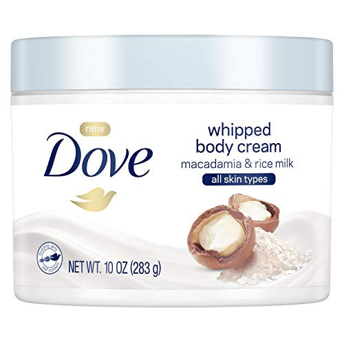 Dove Whipped Macadamia and Rice Milk Body Cream 10 oz Dove Whipped Macadamia and Rice Milk Body Cream 10 oz