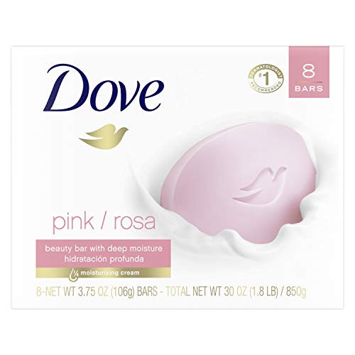Dove Beauty Bar for Softer Skin Pink More Moisturizing than Bar Soap 375 oz 8 Bars Dove Beauty Bar for Softer Skin Pink More Moisturizing than Bar Soap 375 oz 8 Bars