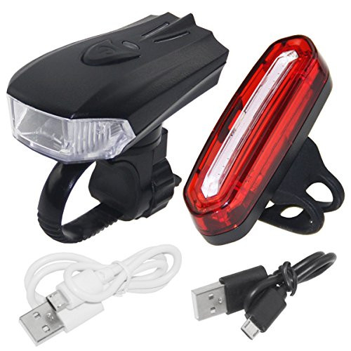 PAGAO Waterproof LED Bike Light Set, Super Bright 400 Lumens USB Rechargeable Bicycle Headlight, Front Light And Warning Tail Light,Cycling Safety Flashlight BEST For Mountain Road, Fits any Bicycles PAGAO Waterproof LED Bike Light Set, Super Bright 400 Lumens USB Rechargeable Bicycle Headlight, Front Light And Warning Tail Light,Cycling Safety Flashlight BEST For Mountain Road, Fits any Bicycles