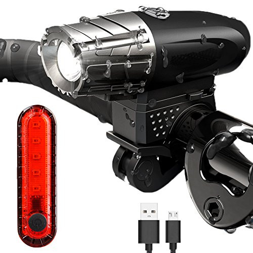PAGAO USB Rechargeable Bike Light Set,Super Bright Bicycle Headlight And Taillight,Waterproof LED Front and Back Rear Bicycle Lights Easy To Install for Kids Men Women Road Cycling Safety Flashlight PAGAO USB Rechargeable Bike Light Set,Super Bright Bicycle Headlight And Taillight,Waterproof LED Front and Back Rear Bicycle Lights Easy To Install for Kids Men Women Road Cycling Safety Flashlight