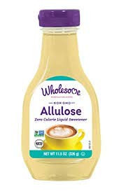 Wholesome Sweeteners Allulose Zero Calorie Liquid Sweetener No Glycemic Impact Non GMO Gluten Free  Vegan 345 oz