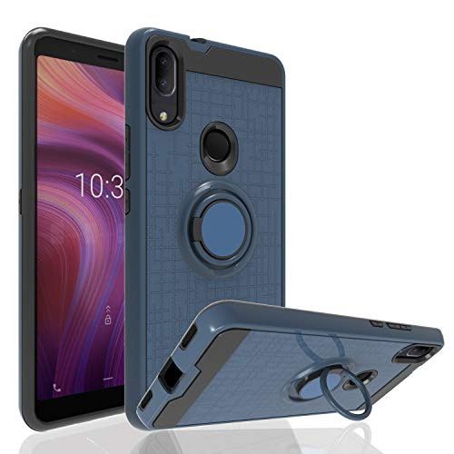 AyooAlcatel 3V 2019 CaseAlcatel 3V 2019 Phone CasesAlcatel 5032W CaseAlcatel 3V 2019 5032W Phone Case360 Degree Rotating Ring Magnetic Stand Cover Case for Alcatel 3V 2019ZK Metal Slate