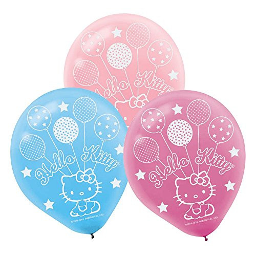 Hello Kitty Latex Balloons 6 PACK