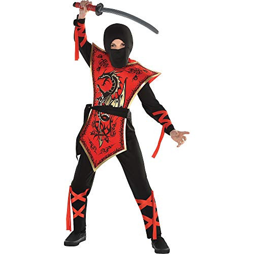 Ninja Assassin Halloween Costume for Boys Extra Large with Included Accessories by Amscan