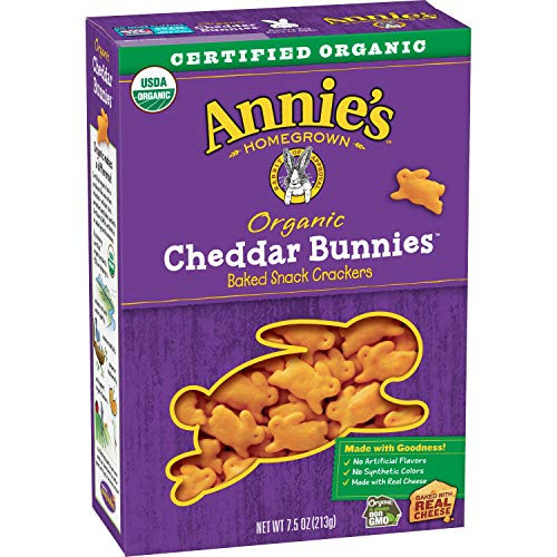 Annies Cheddar Bunnies Baked Snack Crackers 75 oz