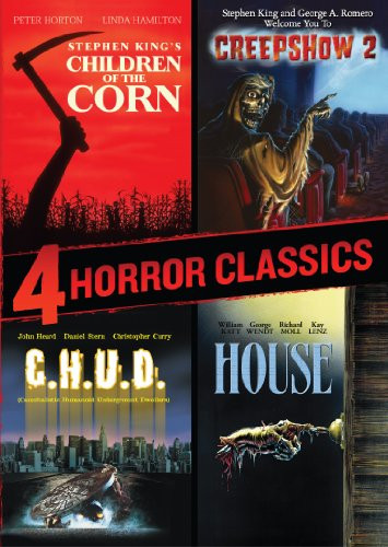 4 Horror Classics Children of the Corn  Creepshow 2  House  CHUD