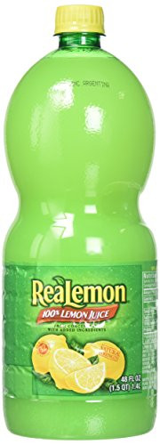 Realemon 100 Lemon Juice 48 oz