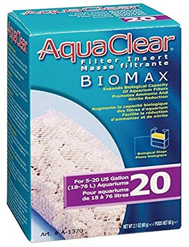 Aquaclear A1370A1 20Gallon BiomaxWhite