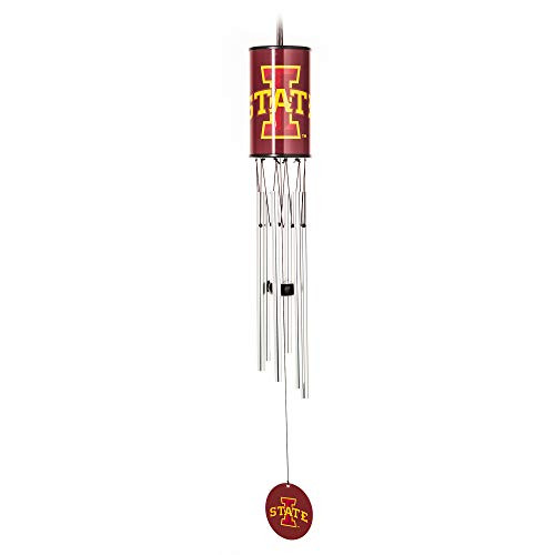 NCAA Iowa State Cyclones Wind Chimes Red