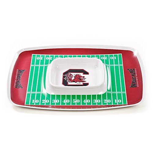 BSI NCAA South Carolina Gamecocks Chip  Dip Tray One Size Multicolor
