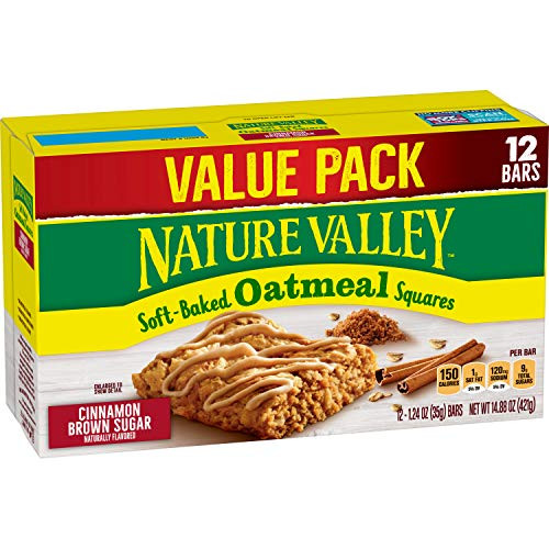 Nature Valley SoftBaked Oatmeal Squares Cinnamon Brown Sugar 12 ct 1488 oz