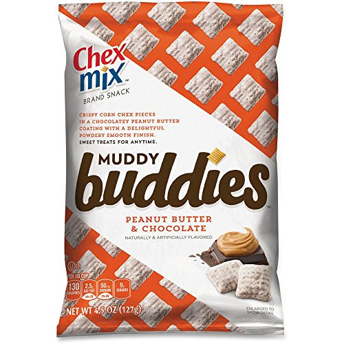 Chex Mix Muddy Buddies Peanut Butter  Chocolate 45 Oz 7 Pack