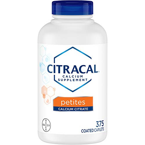 Citracal Petites Highly Soluble Easily Digested 400 mg Calcium Citrate with 500 IU Vitamin D3 Bone Health Supplement for Adults Relatively Small EasytoSwallow Caplets 375 Count Citracal Petites Highly Soluble Easily Digested 400 mg Calcium Citrate with 500 IU Vitamin D3 Bone Health Supplement for Adults Relatively Small EasytoSwallow Caplets 375 Count