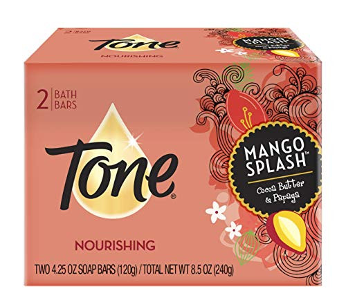 Tone Bath Soap Mango Splash With Cocoa Butter And Botanicals 45 oz 2Count