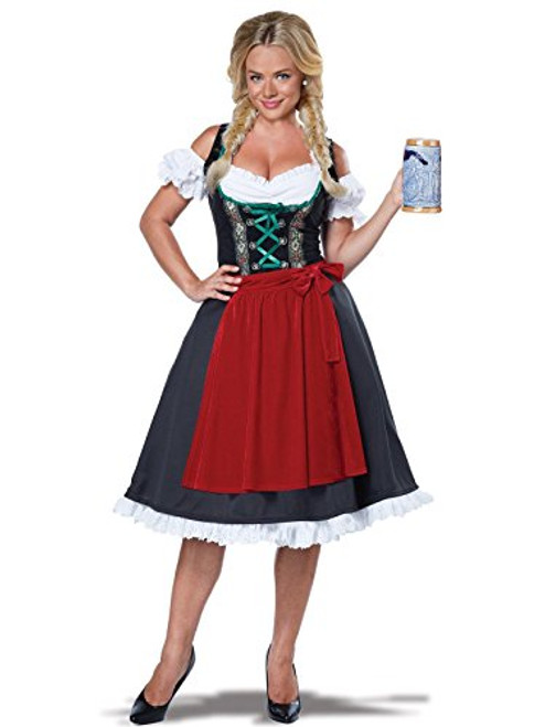 California Costumes Womens Oktoberfest Fraulein Costume BlackRED Extra Small