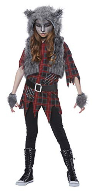 California Costumes Girls Werewolf Girl Child Costume