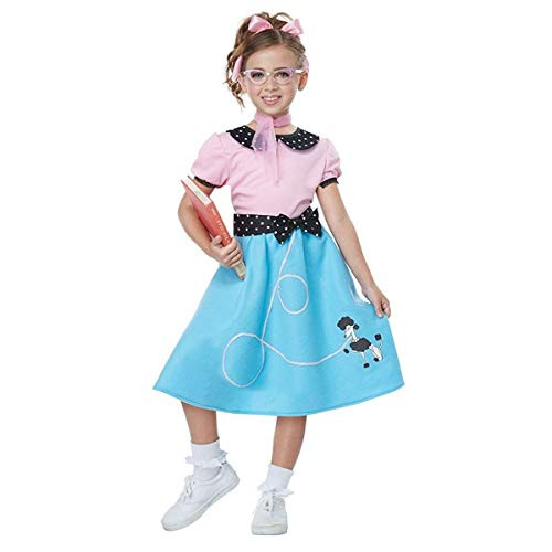 California Costumes Girls 50S Sock Hop Dress Child Costume