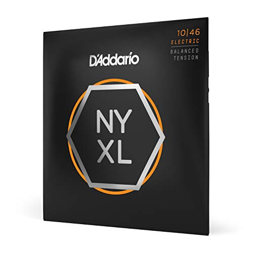 DAddario NYXL1046BT Nickel Plated Electric Guitar StringsRegular LightBalanced Tension1046 High Carbon Steel Alloy for Unprecedented Strength Ideal Combination of Playability and Electric Tone DAddario NYXL1046BT Nickel Plated Electric Guitar StringsRegular LightBalanced Tension1046 High Carbon Steel Alloy for Unprecedented Strength Ideal Combination of Playability and Electric Tone