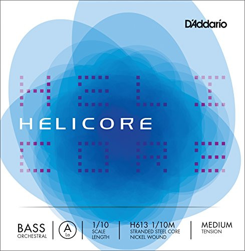 DAddario Helicore Orchestral Bass Single A String 110 Scale Medium Tension