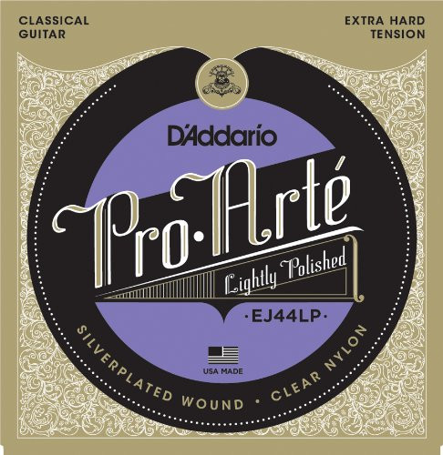 DAddario EJ44LP ProArte Composite Classical Guitar Strings ExtraHard Tension
