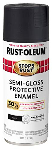 RustOleum 338944 Stops Rust Advanced Spray Paint 12Ounce SemiGloss Black