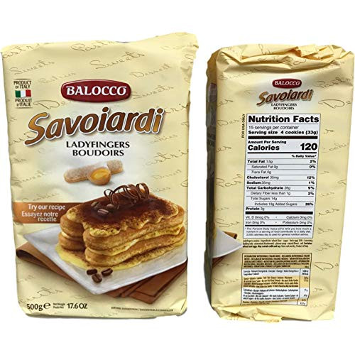 Balocco Savoiardi Lady Fingers  176 oz 2 Pack