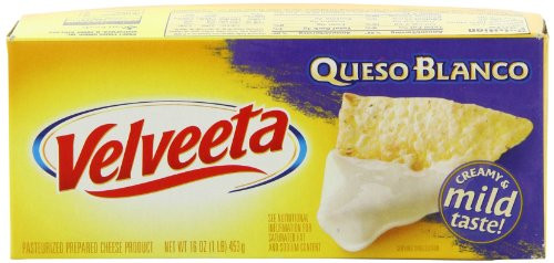 Velveeta Queso Blanco Loaf 16Ounce Pack of 4