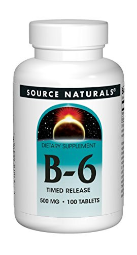 Vitamin B6 500 mg 100 Timed Release Tablet Pack of 2