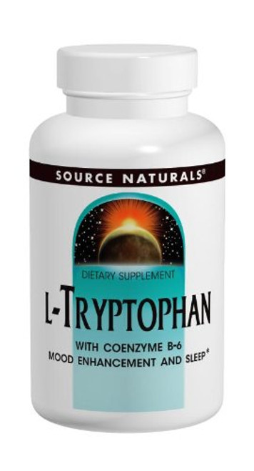 Source Naturals LTryptophan with Coenzyme B6 500 mg 30 Tablet