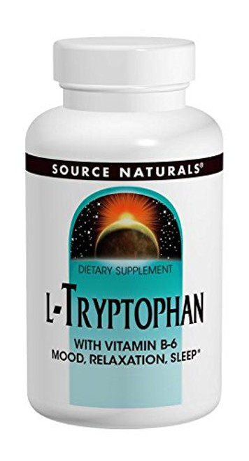 Source Naturals LTryptophan with Vitamin B6 1000 mg 30 Tablet Source Naturals LTryptophan with Vitamin B6 1000 mg 30 Tablet
