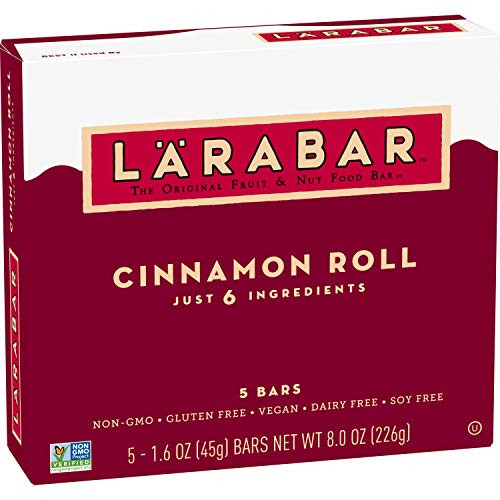 Larabar Fruit  Nut Bar Cinnamon Roll Gluten Free Vegan 5 ct 8 oz