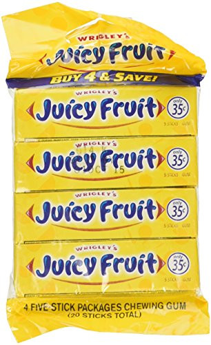 Wrigleys Juicy Fruit 4PK