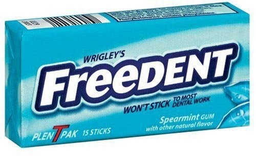 Wrigleys Freedent Spearmint 12ct